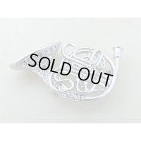 ブローチ　ホルン　シルバー　◇ゆうパケット発送可