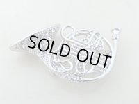 ブローチ　ホルン　シルバー　◇ゆうパケット発送可