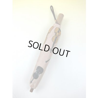 画像3: 甲州産ほぐし織　婦人折り畳み傘　楽器柄　※在庫限り　※ご購入1個につき1,200ポイント付与(会員登録要)