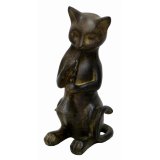 樹脂オケ猫　クラリネット　黄