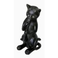 樹脂オケ猫　クラリネット　黒