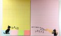 黒猫ミィー　付箋メモ　音符　※在庫限り　※ご購入1個につき38ポイント付与(会員登録要)　◇ゆうパケット発送可