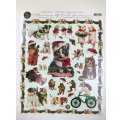クリスマスステッカー　動物×楽器　※在庫限り　※ご購入1個につき40ポイント付与(会員登録要)　◇ゆうパケット発送可