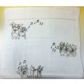 猫のオーケストラ　バスタオル　グレー　※在庫限り　※ご購入1個につき300ポイント付与(会員登録要)