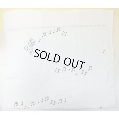 画像2: 猫のオーケストラ　バスタオル　ブルー　※在庫限り　※ご購入1個につき300ポイント付与(会員登録要)