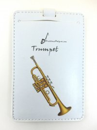カードホルダー　トランペット　※在庫限り　※ご購入1個につき120ポイント付与(会員登録要)　◇ゆうパケット発送可