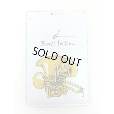 画像1: カードホルダー　ブラスセクション　※在庫限り　※ご購入1個につき120ポイント付与(会員登録要)　◇ゆうパケット発送可