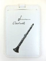 カードホルダー　クラリネット　※在庫限り　※ご購入1個につき120ポイント付与(会員登録要)　◇ゆうパケット発送可