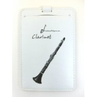 カードホルダー　クラリネット　※在庫限り　※ご購入1個につき120ポイント付与(会員登録要)　◇ゆうパケット発送可