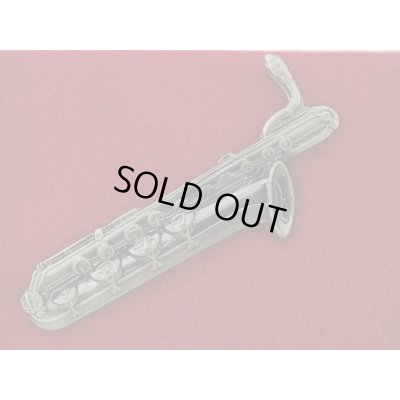 画像1: スタンダードブローチ　バリトンサックス　シルバー