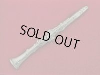 スタンダードブローチ　クラリネット　シルバー　※在庫限り　※ご購入1個につき140ポイント付与(会員登録要)