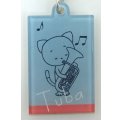 こまねこキーホルダー チューバ 2018 全日本吹奏楽コンクール朝日新聞記念グッズ　※在庫限り　※ご購入1個につき74ポイント付与(会員登録要)　◇ゆうパケット発送可