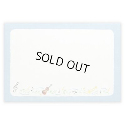 画像4: ケース入ミニレターセット　音楽　※在庫限り　◇ゆうパケット発送可