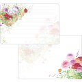 ミニレターセット　フラワーバスケット　◇ゆうパケット発送可