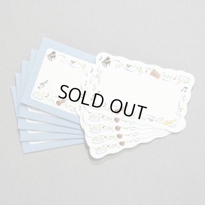 画像6: MF封筒付メッセージカード　音楽　※在庫限り　◇ゆうパケット発送可