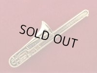 スタンダードブローチ　トロンボーン　ゴールド