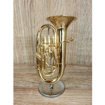 画像1: ミニチュア楽器　ユーフォニウム　1/6サイズ