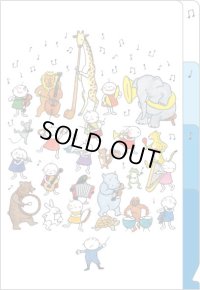 Quu音楽隊　B6クリアファイル(3ポケット)　◇ゆうパケット発送可