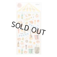 シール　マルシェ　ビール柄　※在庫限り　※ご購入1個につき26ポイント付与(会員登録要)　◇ゆうパケット発送可