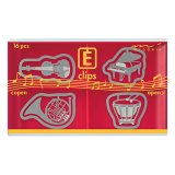 エッチングクリップス　楽器柄　◇ゆうパケット発送可