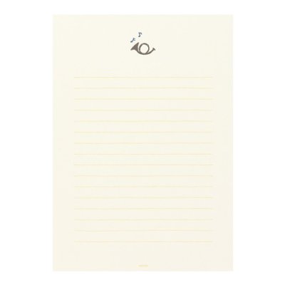 画像4: 便箋 しあわせをはこぶ手紙 青い鳥柄 ◇ゆうパケット発送可