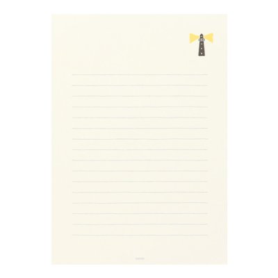 画像3: 便箋 しあわせをはこぶ手紙 青い鳥柄 ◇ゆうパケット発送可