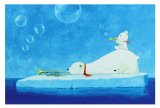 ポストカード　山田和明「うららかおやこ」　◇ゆうパケット発送可