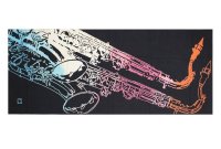 にじゆら手ぬぐい　サックス　◇ゆうパケット発送可