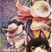 画像2: ジグレー絵画　Strings Cat「アップビート・サマー」　SM号 (2)