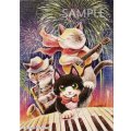 ジグレー絵画　Strings Cat「アップビート・サマー」　SM号