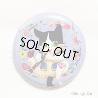 缶バッジ　Strings Cat　クラリネット　◇ゆうパケット発送可