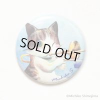 缶バッジ　Strings Cat　トロンボーン　◇ゆうパケット発送可