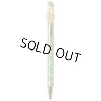 スワロフスキーボールペン　トランペット　グリーン　◇ゆうパケット発送可