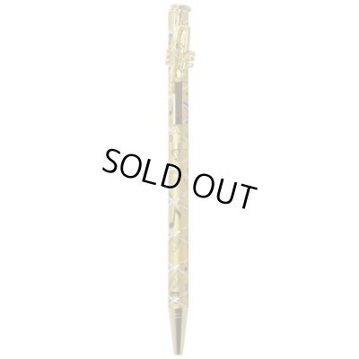 画像1: スワロフスキーボールペン　トランペット　ゴールド　◇ゆうパケット発送可