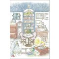 ポストカード　かわいみな「音楽家の部屋」　◇ゆうパケット発送可