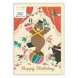 バースデーカード　Creald　誕生日　サーカス　◇ゆうパケット発送可