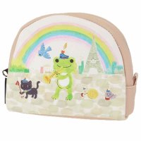 かえるのピクルス　化粧ポーチ　魔法のおんがくたい　※在庫限り　※ご購入1個につき170ポイント付与(会員登録要)