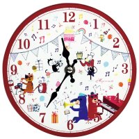 掛置時計　動物たちのミュージックショー　※在庫限り　※ご購入1個につき120ポイント付与(会員登録要)