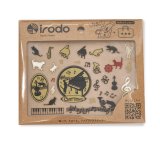 irodo（イロド）布用転写シール　Chat noir　◇ゆうパケット発送可