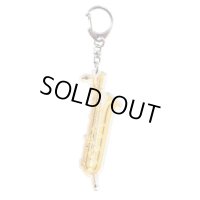 吹奏楽部ネームキーホルダー　バリトンサックス　◇ゆうパケット発送可