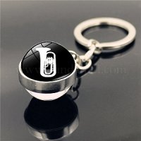 ガラスキーホルダー　チューバ　◇ゆうパケット発送可