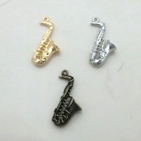 楽器チャーム　サックス　◇ゆうパケット発送可