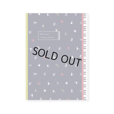 画像1: A5ノート　Musical instrument　◇ゆうパケット発送可