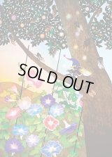 ジグソーパズル　朝顔　夏蝉　藤城清治　500ピース　※在庫限り　※ご購入1個につき250ポイント付与(会員登録要)