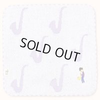 チックトーン　タオルハンカチ　サックス　◇ゆうパケット発送可