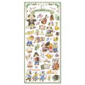シール　merry friends　いぬのおんがくたい　◇ゆうパケット発送可