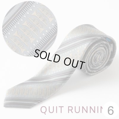 画像1: Quit Running　ウォッシャブルネクタイ　トランペット　ストライプ　※在庫限り　※ご購入1個につき220ポイント付与(会員登録要)　◇ゆうパケット発送可
