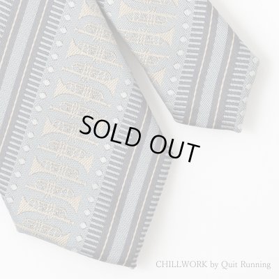 画像2: Quit Running　ウォッシャブルネクタイ　トランペット　ストライプ　※在庫限り　※ご購入1個につき220ポイント付与(会員登録要)　◇ゆうパケット発送可