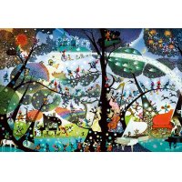 ジグソーパズル　こびとの楽園　藤城清治　300ピース
