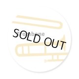 楽器缶バッジ　トロンボーン　◇ゆうパケット発送可